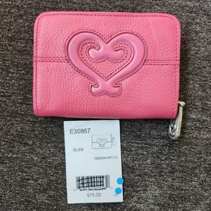 Brighton leather walet zipper pouch